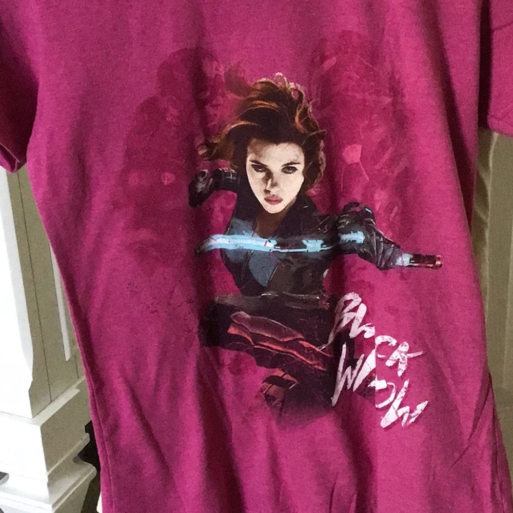 Black Widow Marvel shirt